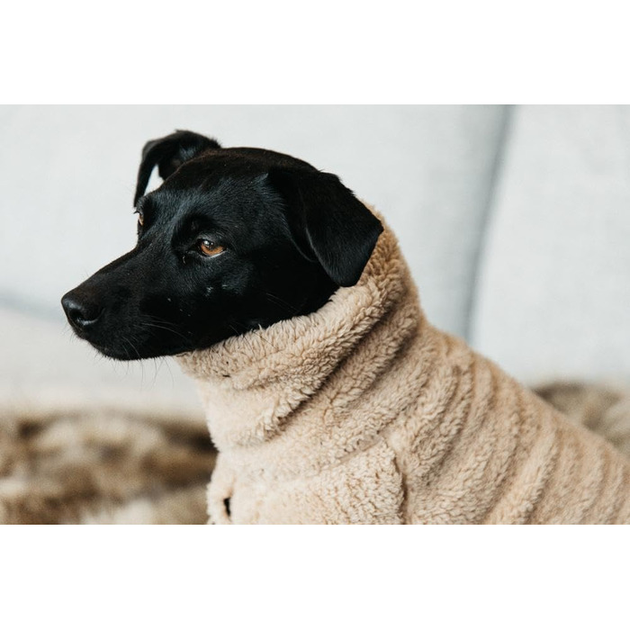 Пуловер для собак Kentucky з м'якого флісу, бежевий, розмір S, 40 см
