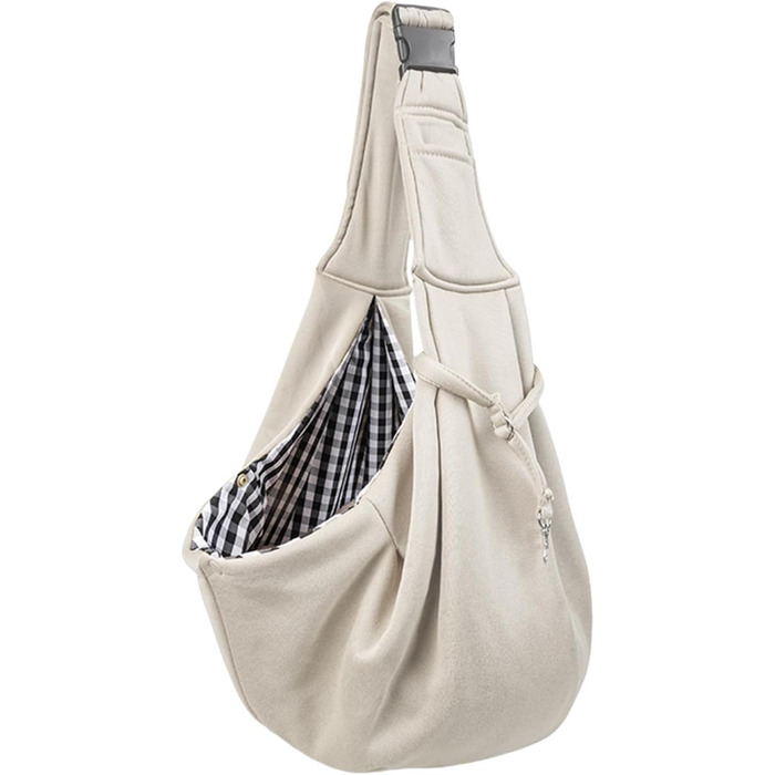 Сумка-переноска для собак, дихаюча переноска для тварин | Регульовані ремені, легке аксесуар для подорожей, прогулянок та до ветеринара, бежева