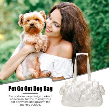 Сумка-переноска для собак середнього розміру - Pet Sling Outdoor Travel | Зручна сумка на плече для цуценят та котів з регульованим ремінцем, легка переноска для тварин