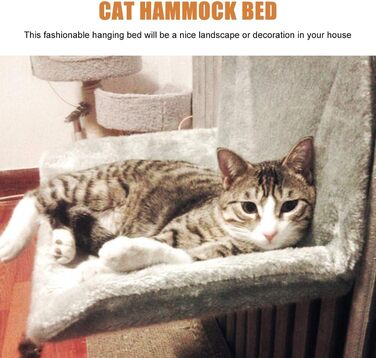 Кішка/Собака, тепле ліжко для батареї опалення, міцний металевий каркас, до 5 кг, сірий колір