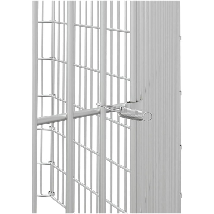 Клітка для кроликів vidaXL, 8 панелей, 54x60 см, оцинкована сталь, вольєр для домашніх тварин