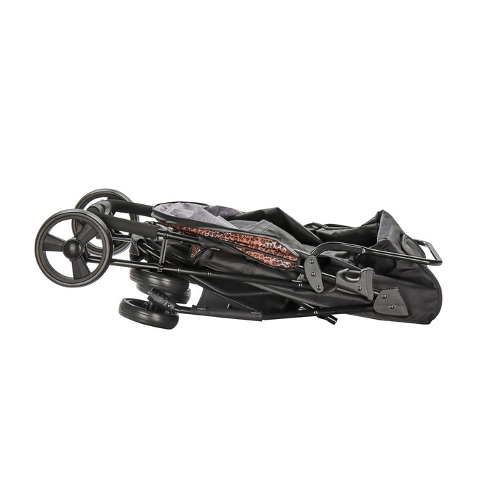 Візок для собак Сенна сірий (чорний & леопард)