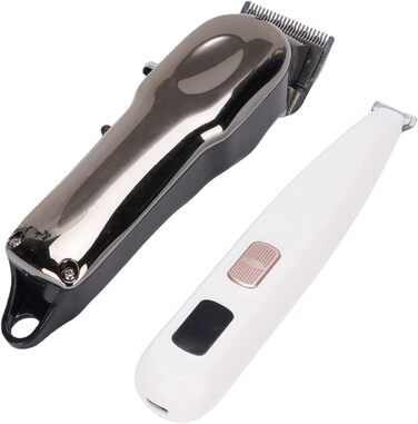 Набір для стрижки тварин Yinhing: бездротовий, тихий, з LED-дисплеєм, з нержавіючої сталі. Підходить для собак, котів, коней, корів, догляду за лапами, вухами та очима