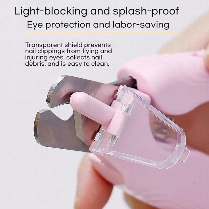 Триммер для обрізання нігтів домашніх тварин, LED, 2-в-1 (обрізання та шліфування), безшумний, білий