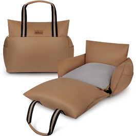 Водонепроникне ліжко-підвищення для собак в авто, переноска для собак, мокка