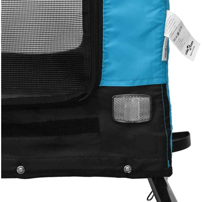 Причіп для велосипеда Gecheer для собак та інших домашніх тварин, блакитний (124 x 65 x 66 см)