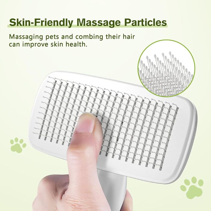 Перукарська щітка Pecute для собак та котів: видаляє підшерстя, масажна, самоочисна, для короткошерстих порід