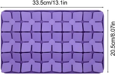 Силіконовий килимок для котів та собак, Slow Feeder, зменшує нудьгу, фіолетовий