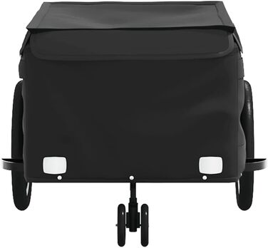 Причіп для велосипеда для собак, транспортний причіп, чорний, 45 кг, сталь, для щоденного транспортування, універсальний, легко монтується