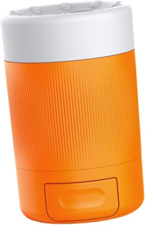 Автоматичний мийник лап для собак та котів JAYIOLA - мийка лап для тварин з обертовим очищувачем, PP матеріал, оранжевий