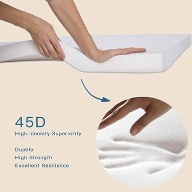 Ортопедичне ліжко для собак Laifug з Memory Foam, велике, з подушкою, водонепроникне, знімний чохол, розмір L (117x71x10 см)