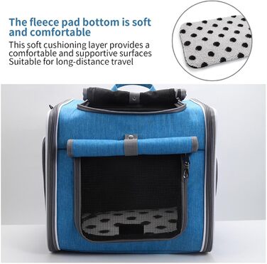 Корзина для собак на велосипед | Транспортна коробка для собак на велосипед, регульована сумка з вентиляцією для перевезення, прогулянок, походів, кемпінгу, велопоїздок та туризму