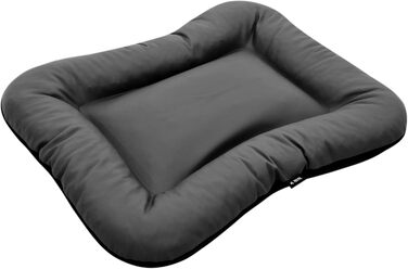 Крісло-ліжко для собак середніх порід Ella від 4L Textil: водостійке, з штучної шкіри, 90x70 см, графіт