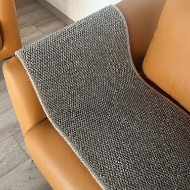 Килимок для дряпання котів 40 x 180 см, потовщений, великий, захист від подряпин для дивану, меблів, дверей (сірий)