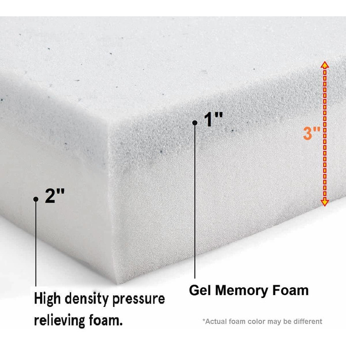Лежанка для собак з Memory Foam, водонепроникний вкладиш, знімна наволочка - 2 розміри, 12 кольорів, чорний Canvas (середній, 34'X27'X3')