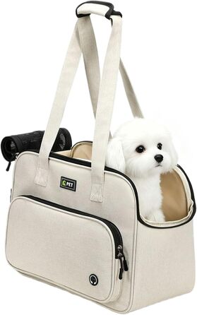 Сумка-переноска для собак | Дихаюча сітка, ремінь, легка переноска для собак, домашніх тварин, подорожей, до ветеринара, пікніків, покупок, щоденних поїздок на авто