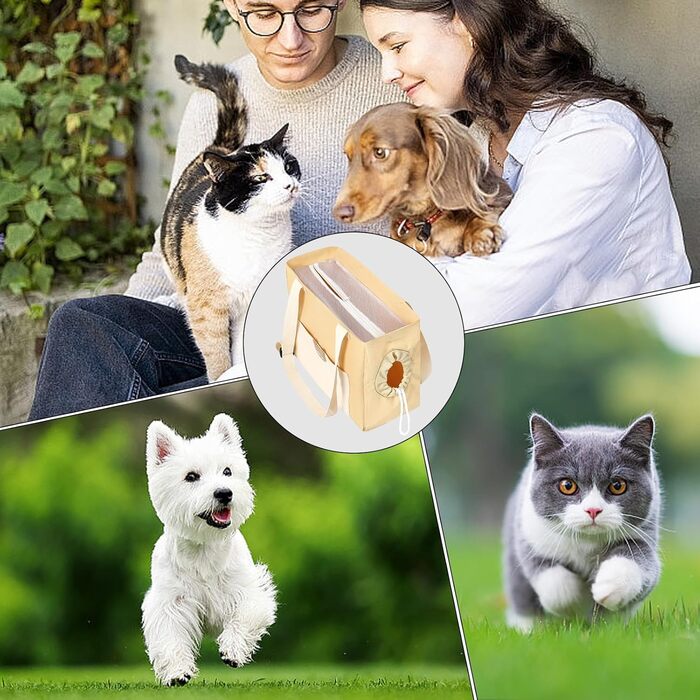 Транспортна сумка для собак та котів, дихаюча, легка, для подорожей, з шнурковою застібкою