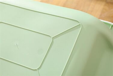 Закрита туалет для котів MDWZH з кришкою та лопаткою, чорна, захист від бризок, без запаху, легке очищення, високий борт