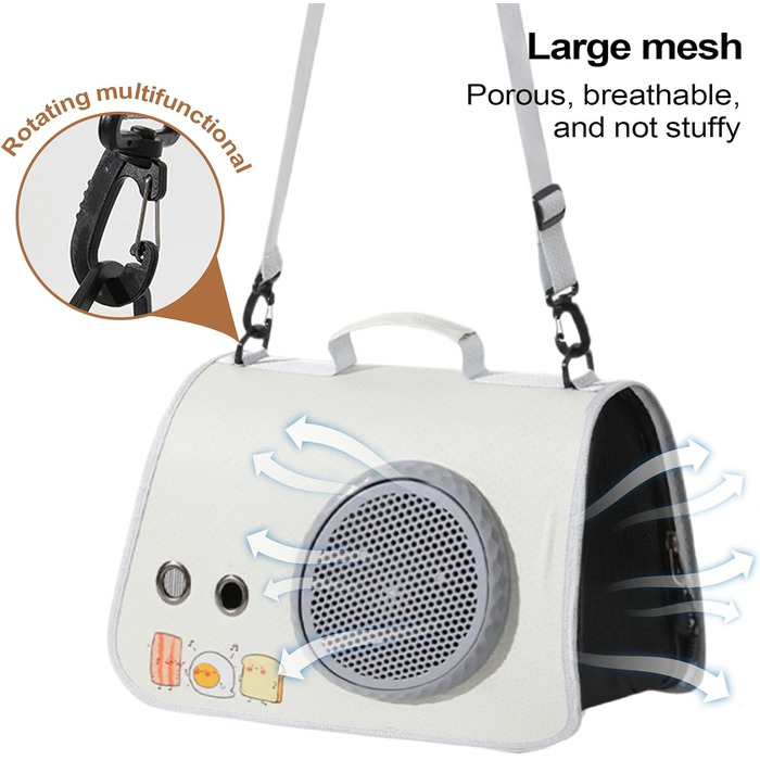 Сумка-переноска для тварин | Сумка на плече для транспортування котів у подорожах, органайзер з плечовими ременями для піших прогулянок, кемпінгу, подорожей та на виїзд