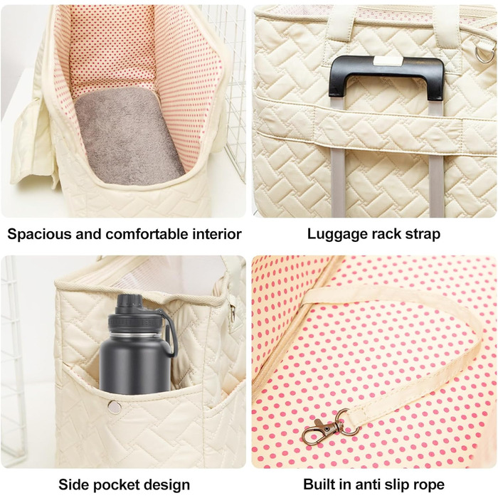 Транспортна сумка для собак та котів до 5 кг – переноска для маленьких тварин, складна, дихаюча, з ременем безпеки, ідеальна для прогулянок, подорожей та авто (35x25x15,5 см)