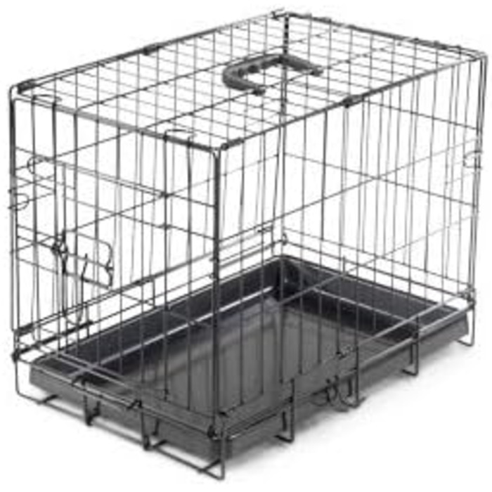 Клітка для транспортування Vadigran Classic XL, 91x61x66 см, складна, чорна