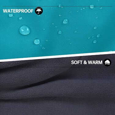 Зимовий антідощовий антівітряний антіфільтр для такс, тепла куртка для собак, теплий антіфільтр для собак з захистом живота та отвором для повідка, зимові куртки для собак (S, Marine)