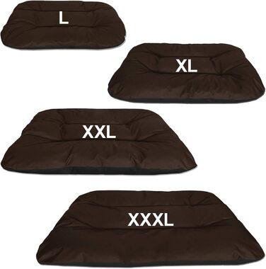 Кругле лежанка для собак BedDog® REX, велика, Бордо-сірий, 120x100x14 см, з можливістю перевертання, для дому та вулиці