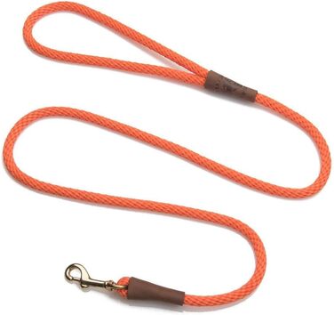 Повідок для собак Mendota Pet Snap, плетений, помаранчевий, 1,27 см × 1,22 м