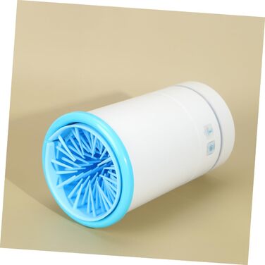 Електрична машинка для миття лап домашнім тваринам POPETPOP з USB-зарядкою (синьо-біла)