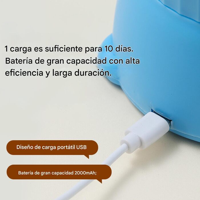 Автоматичний мийник лап для собак, USB, для цуценят та великих порід, блакитний