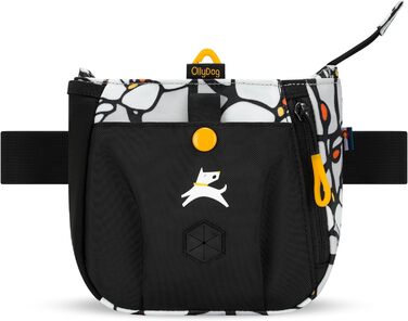 ОлліДог Backcountry Tagestasche: сумка для ласощів для собак з відділенням для відходів, на талії, Raven S'25 (Магнолія)