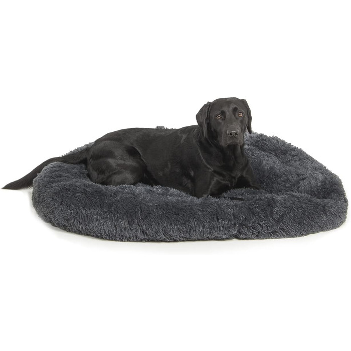 Крісло-лежанка для собак Wallace & Jones Sarnia XL - лежанка, подушка для собак, 115 x 115 x 26 см, темно-сірий