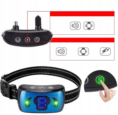 Тканинний антигавкіт нашийник для собак Save, р. L/XL