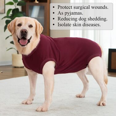 Операційний боді для собак після кастрації (для самців) з блискавкою. Захисний костюм після операції, медичний боді для собак, простий збір сечі, захист від протікання, піжама для собак (синій морський колір, червоний для сук).