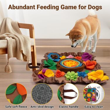 Schnüffelmatte для собак TWOPER - іграшка-килимок, щоб зайняти собаку, нековзна, для повільного годування, розвиває інстинкти пошуку їжі