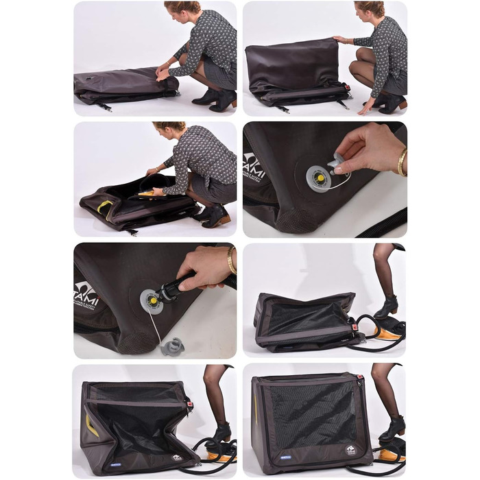 Транспортна переноска для собак Tami - переноска-авіабокс, клітка для собак, переноска для автомобіля, клітка для багажника, сітчаста переноска для собак, автотранспортна переноска, переноска для собак Backseat S