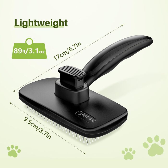 Пінцет для грумінгу собак та котів Pecute: самоочисна, видаляє підшерстя, масажна