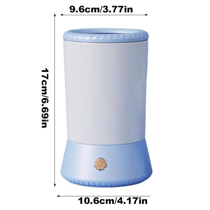 Автоматичний очищувач лап для собак – USB чаша для миття лап | Інструмент для догляду за кігтями та лапами собак, очищувач лап для домашніх тварин, щітка для догляду за кігтями для маленьких собак, блакитний