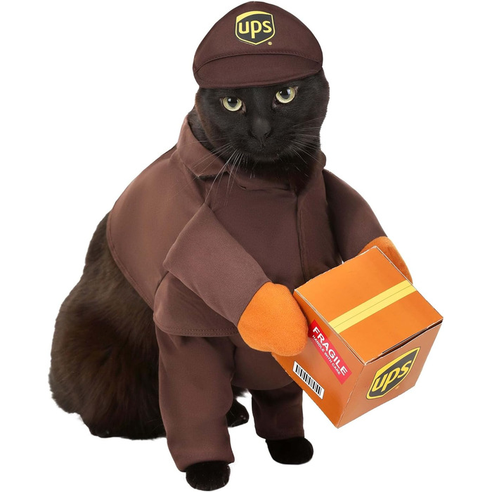 Костюм для собаки UPS, розмір L, коричневий