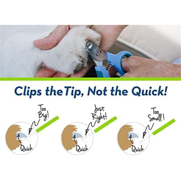 Кліпер Zen Clipper для обрізання кігтів домашніх тварин: безпечний, обрізає лише кінчик кігтя, фіолетовий, 2 мм