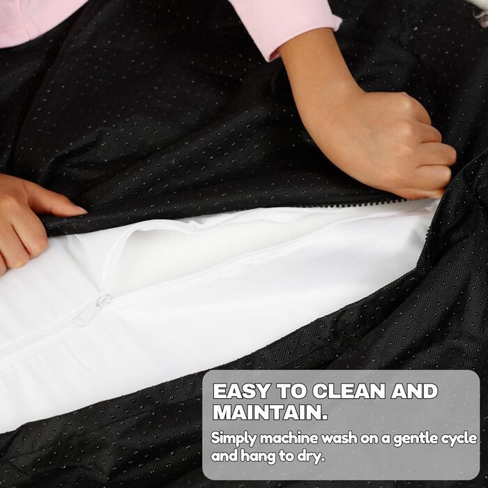 Ортопедичне собаче ліжко iHAPPYDOG з м'якої плюшевої тканини, Memory Foam, для собак маленьких, середніх, великих та XL, водонепроникний та пральний чохол (Сірий)