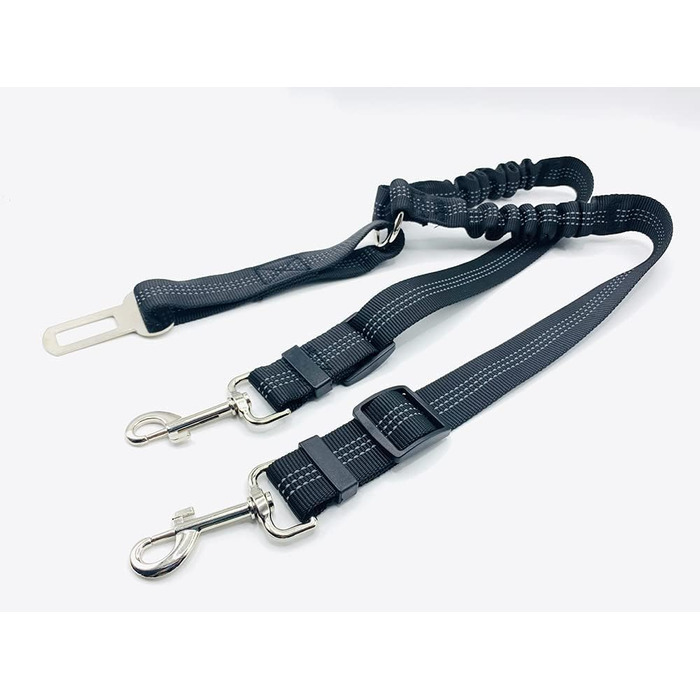 Автомобільний нашийник-пояс для собак: безпечний, регульований, з трикутником для подорожей