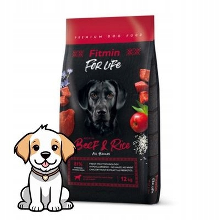 Сухий корм Fitmin Karma з яловичиною, 12 кг
