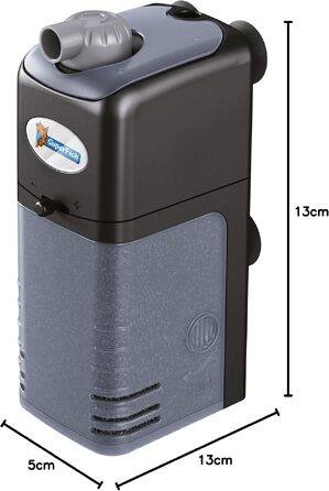 Акваріумний фільтр Superfish Aqua-flow-100 для води, чорний, з вилкою UK, 1 шт