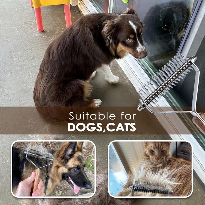 Гребінець для вичісування підшерстка Coat King Harke для собак і котів, професійний інструмент для грумінгу