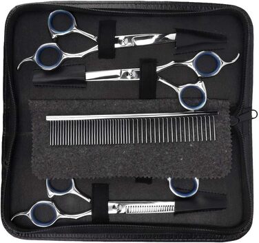 Професійна витончувальна ножиця для грумінгу тварин, легка та міцна (6 шт.)