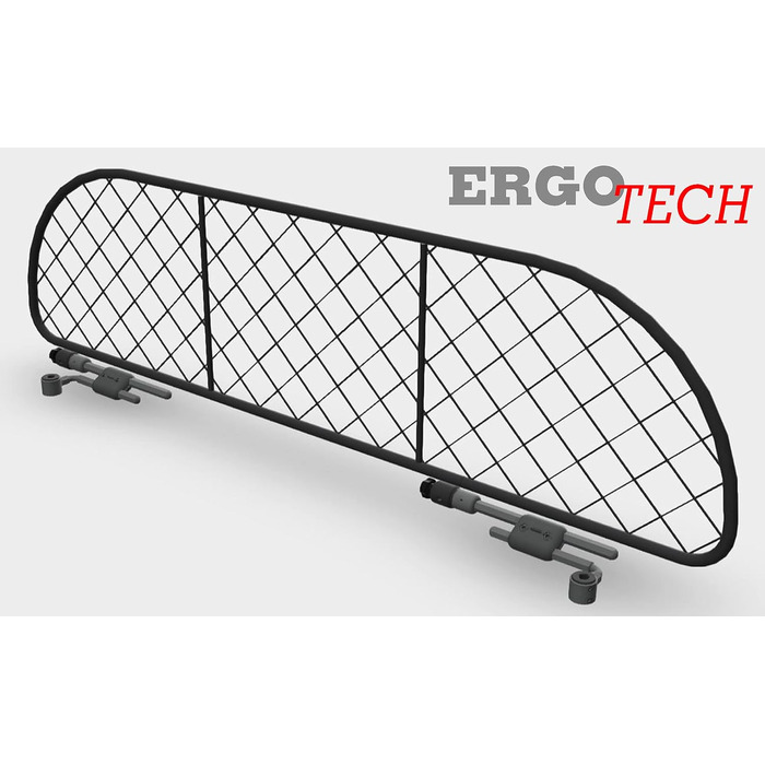 Сітка розділювач для Skoda Rapid Spaceback (RDA65-XS) від ERGOTECH - для собак та багажу. Безпечна та комфортна для вашого улюбленця!