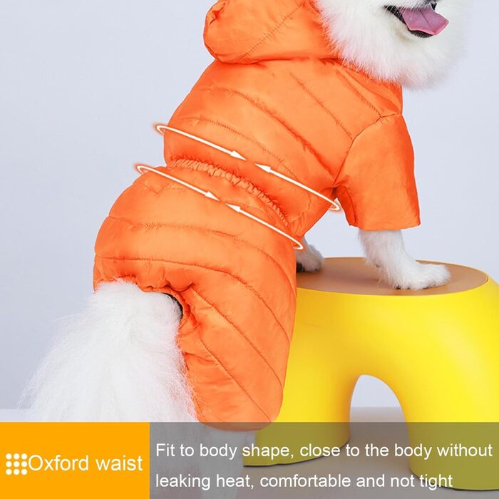 Теплий зимовий жилет для собак з бавовни, тепла бавовняна жилетка для собак, захист від вітру