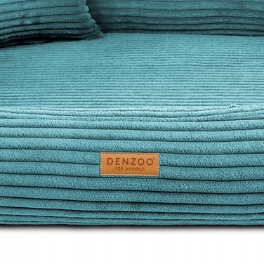Ортопедичне ліжко для собак DENZOO, синій, 90 см x 75 см