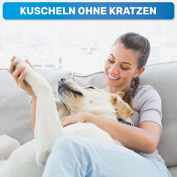 Кігтеріз BluePet KrallenSchön з захистом і пилкою для собак, котів та дрібних тварин, розмір M-L, рожевий